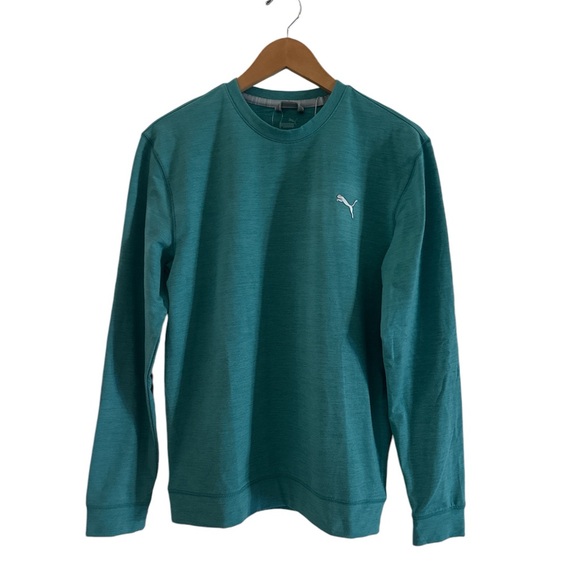 NWOT Puma Teal Sweatshirt sz Small - Picture 1 of 8